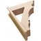 Ekena Millwork 7 1/2-in W x 24-in D x 32-in H Balboa Trad Rough Cedar Woodgrain TimberThane Outlooker, Primed Tan OUTUR075X24X32BOA04RCPR - alternate 4